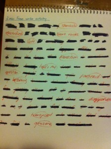 free write